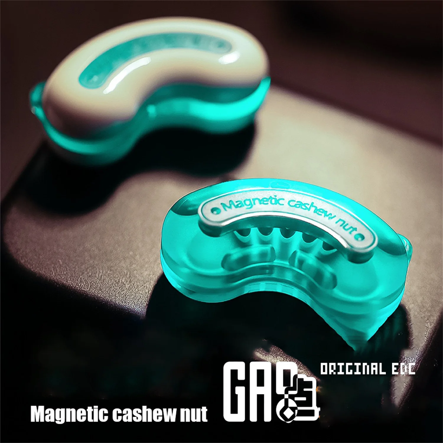 GAO STUDIO Magnetic Nut 2.0 Fidget Slider EDC Fidget Toy Stress Relief Decompression Toys Fidget Spinner for Adult