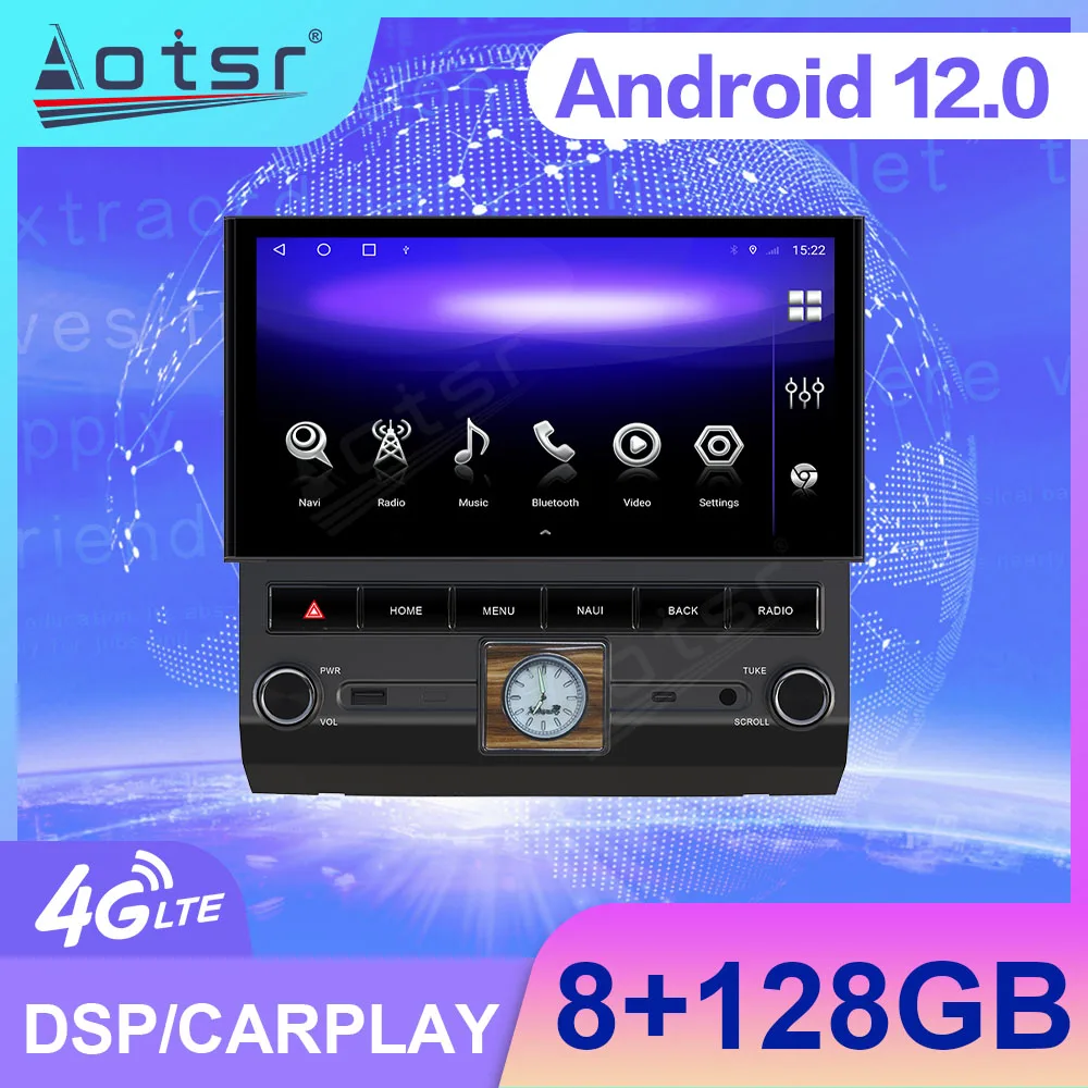 12.3 Inch Android auto carplay Car Radio For Toyota Land Cruiser LC76 LC70 LC75 Stereo GPS  Navigation Vehicle  Stereo Radio