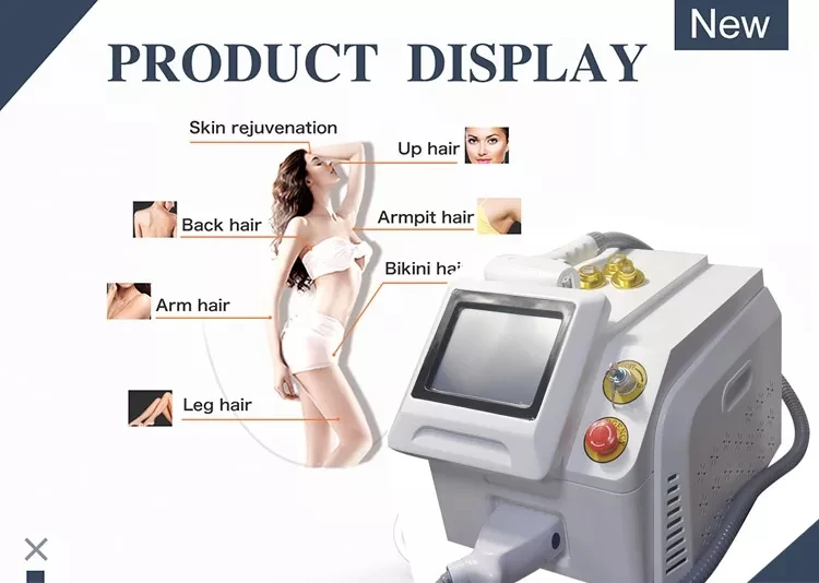 Newest 3 Wavelength 808nm Diode Lase Hair Removal Machine for Salon Rejuvenator Painless Effective Hair Removal Machine