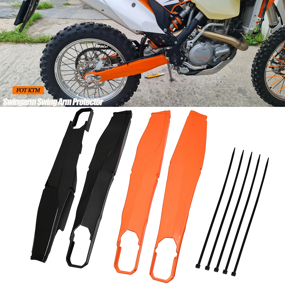 

Motorcycle Swingarm Guard Protector Swing Arm Protection Cover For KTM EXC EXCF EXC-F XCW XCFW 150 250 350 450 500 2012-2022