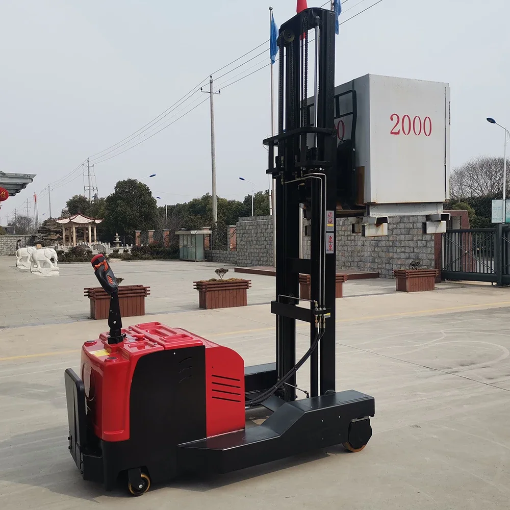 

2T fully electric forklift without legs station driven gantry forward moving stacker and stacker