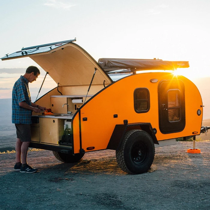 Teardrop camper travel trailer Cheapest Teardrop High Camp Trailer for sale