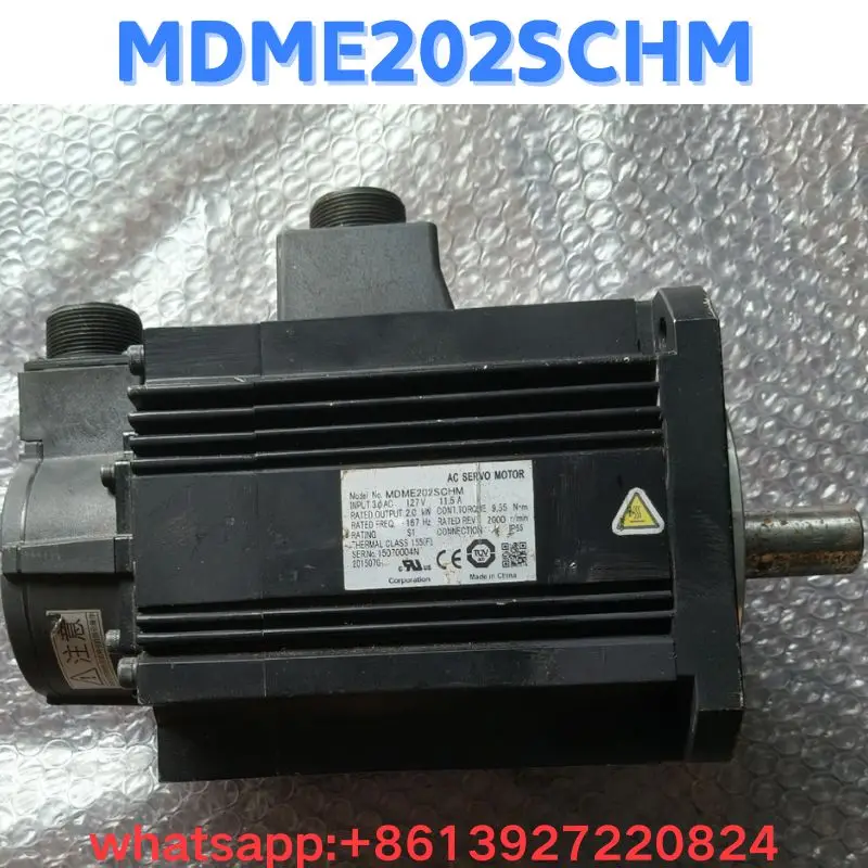 Motor bekas MDME202SCHM uji OK Pengiriman Cepat