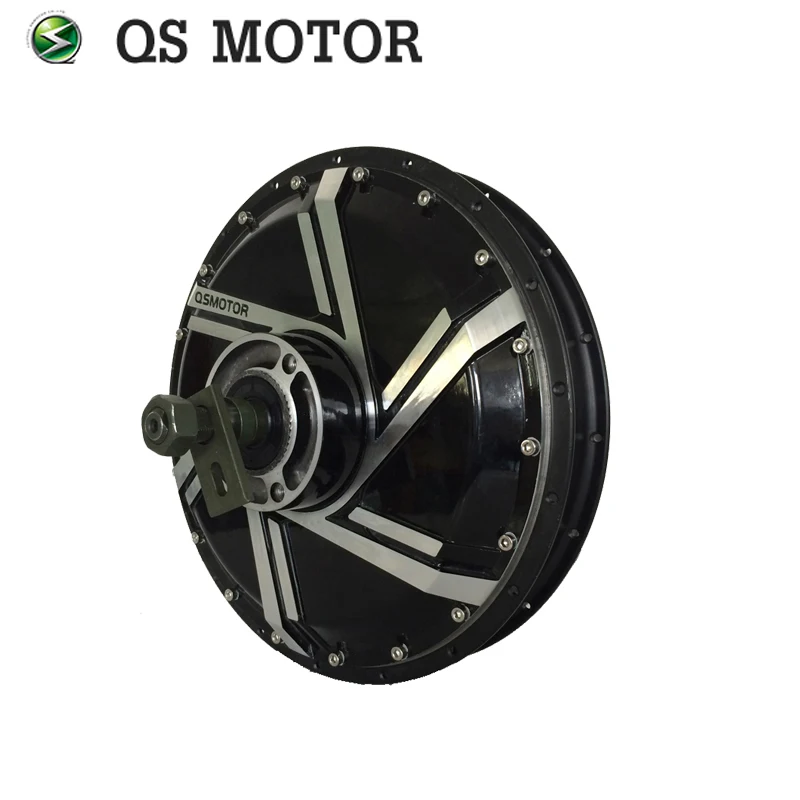 QS MOTOR E-Motorcycle Spoke BLDC Motor 4000W 273 (40H) V3 Type Hub Motor