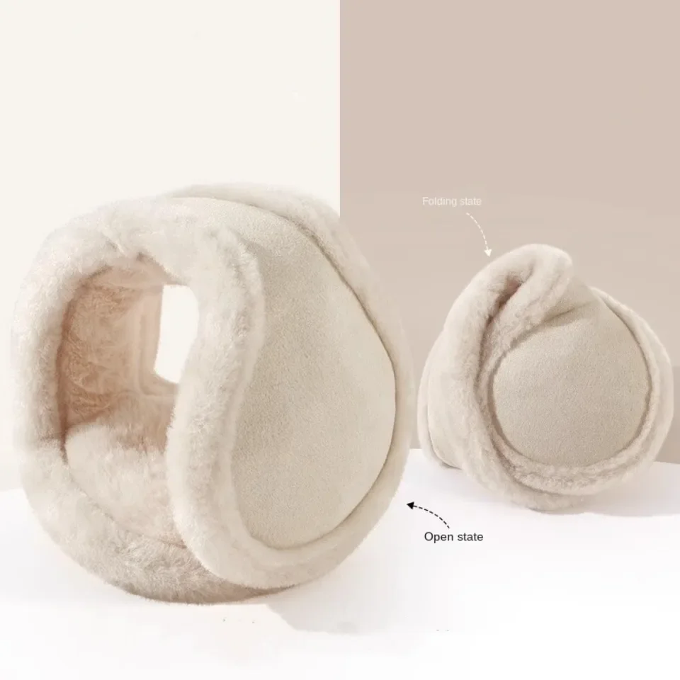 مريحة رشاقته أفخم الشتاء غطاء للأذنين بلون الباردة الصوف الأذن يفشل التجمد أفخم واقي أذن النساء