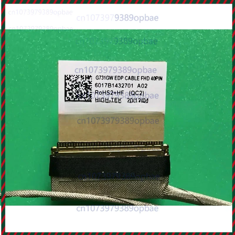 Original for ASUS G731GW FHD EDP CABLE 40PIN 6017B 1432701