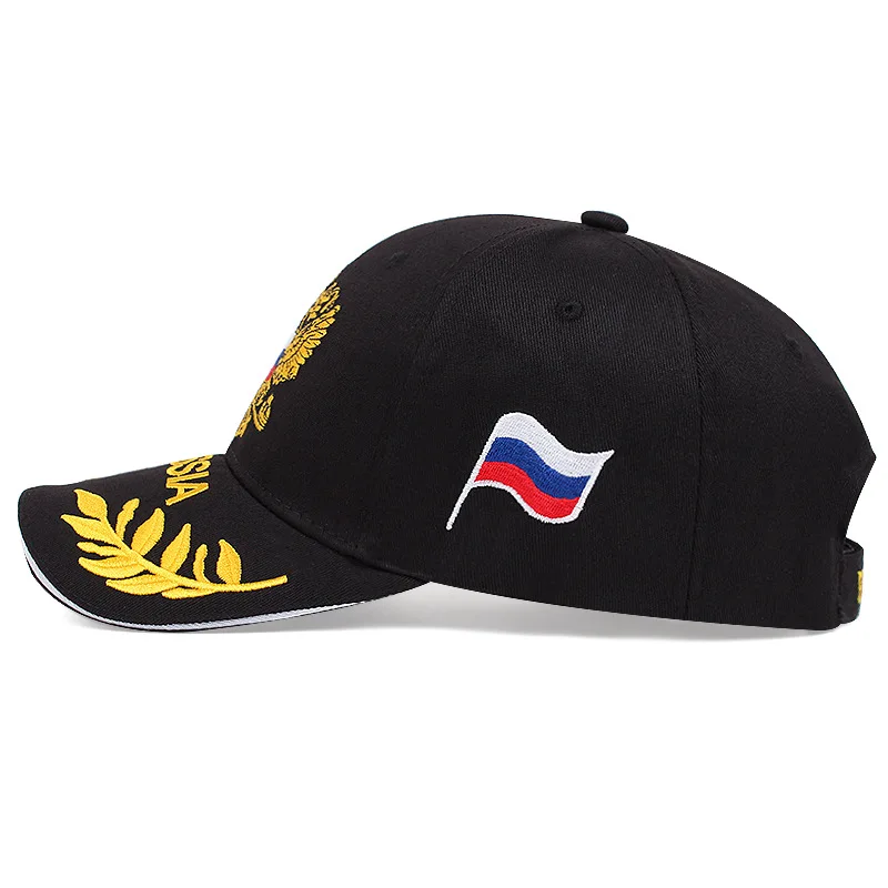 Fashion Men\'s Russia Flag Baseball Cap Embroidered Letter Outdoor Sun Visor Hat Men Women Casual Hats Adjustable Sport Caps