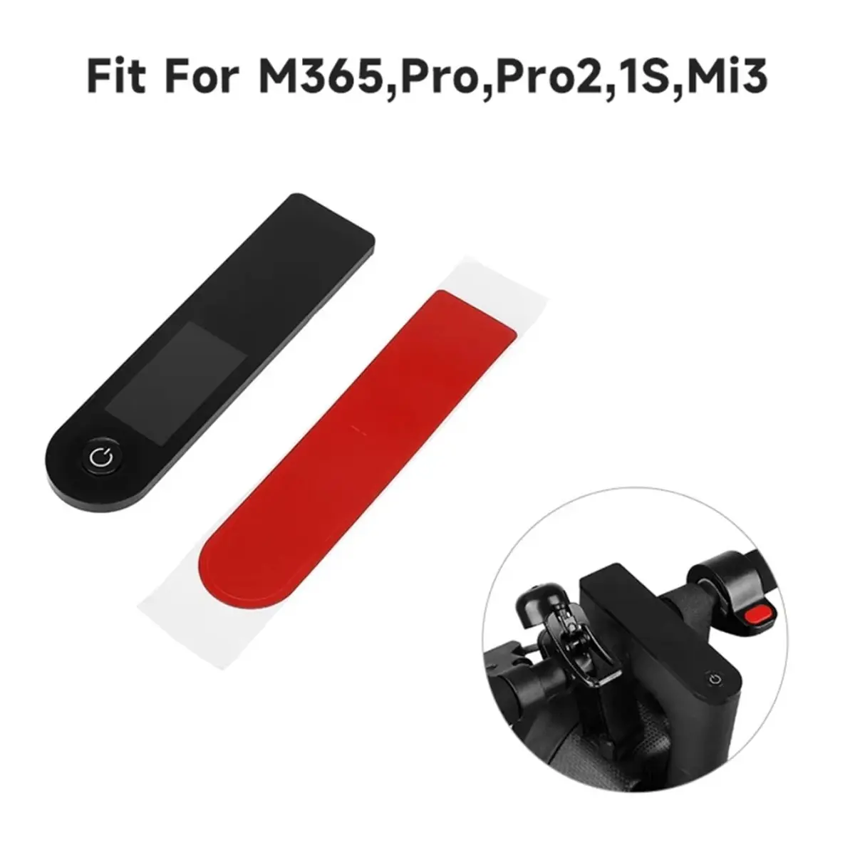Electric Scooter Display Penel with Gule for M365 Pro 1S Mi3 Scooter Integral Dashboard Display Cover