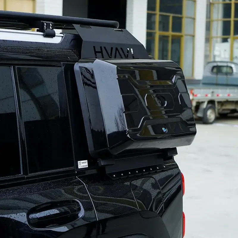 Aplicable al portaequipajes Haval Raptor, plataforma de techo, tienda de campaña con escalera lateral, modificación de plataforma de expansión de mochila escolar Harvard únicamente