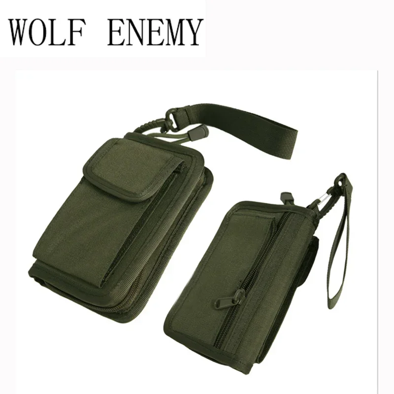 

Every Day Carry Tactical Hunting Strike New Men's Nylon Tri-fold Credit/ID Cards Holder Purse Wallet Green ACU Black