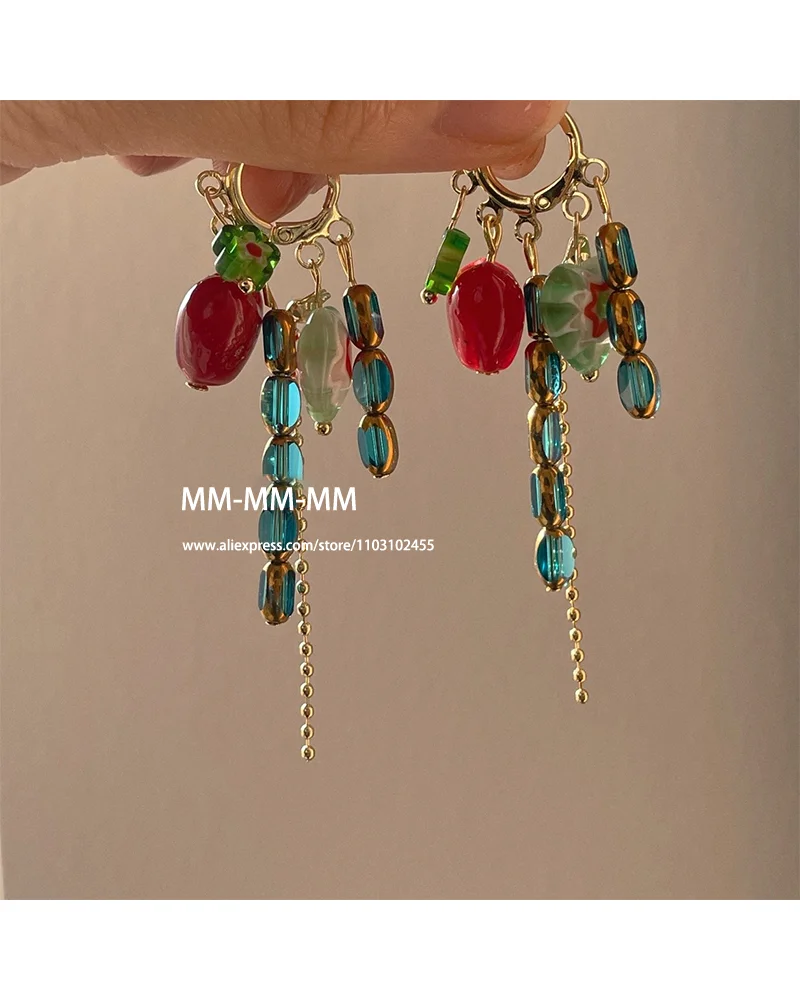 MM Bohemia Earclip Earrings for Cute Women Girls 2023 Personality Design High Quality Jewelry Christmas Party