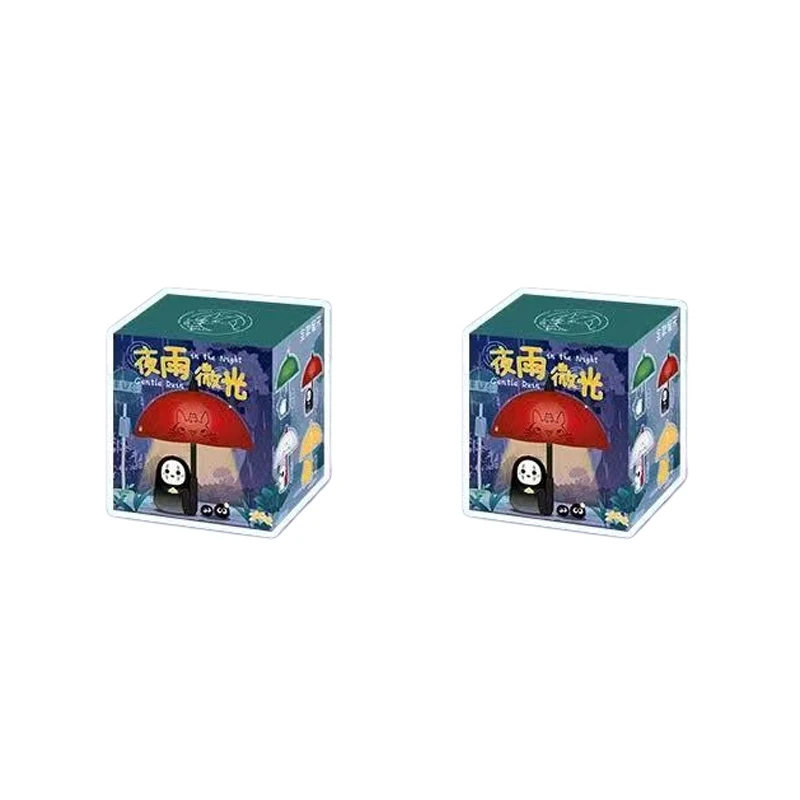 【Auf Lager】Original Hayao Miyazaki Gentle Rain Glow Magnetisches Nachtlicht Blind Box Anime Klassische Figur Puppe Souvenir Spielzeug Geschenk