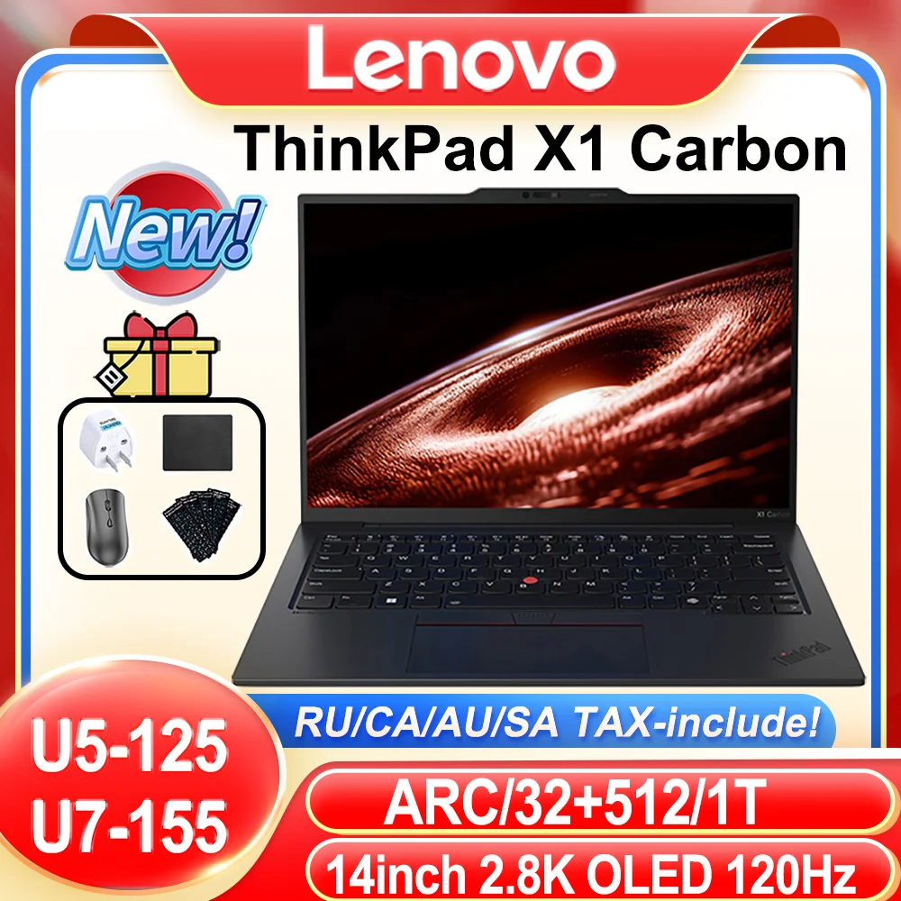 2024 Lenovo ThinkPad X1 Carbon U5/U7 Arc 2.8K OLED 120Hz