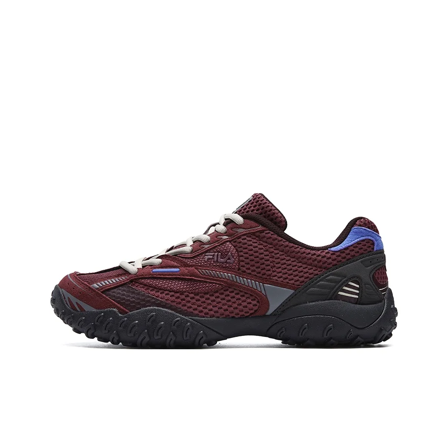 FILA Abrasion Resistant, Breathable, Lightweight Low top Casual Shoes Women's Deep Red Bull/Pink Purple F12W612164FOZ