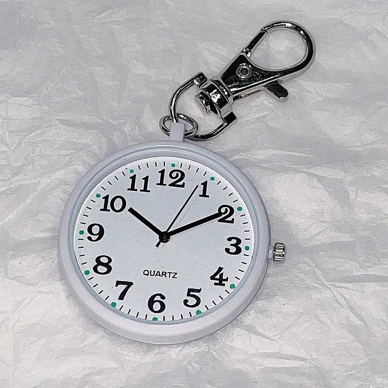 New Pocket Watch Keychain Remote Control Clock With Battery Student Doctor Medical Vintage Watch Pocket Watch