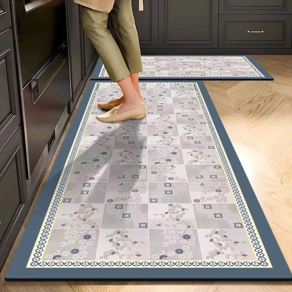 VIKAMA Silicofungus Wallcovering Water-Absorbing Rug Anti-Slip Anti-Oil Washable Non-Wearing Bathroom And Toilet Mat Home Decor