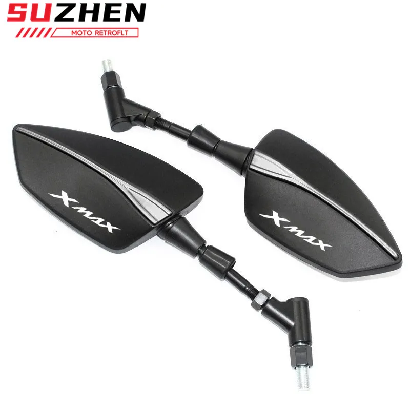 For YAMAHA XMAX300 XMAX400 XMAX X-MAX 125 250 300 400 Motorcycle Side Mirror rearview Mirrors image 6