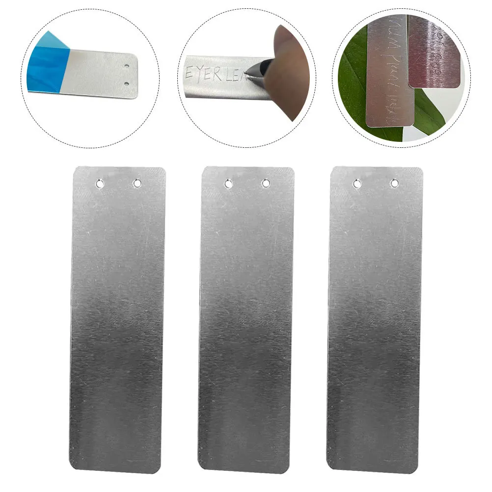 

10Pcs Aluminum Garden Plant Markers Outdoor Metal Labels Durable Blank Tags for Plant Labeling Garden Supplies