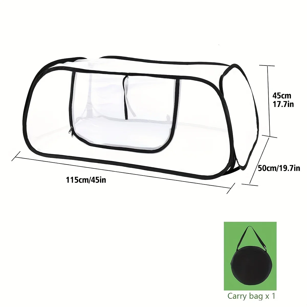Raised Bed Cover, Crop Cage, Plant Guard, and Garden Mesh Netting Tent - 30% Sunblock Shade Cloth with Metal Anchoring Spikes