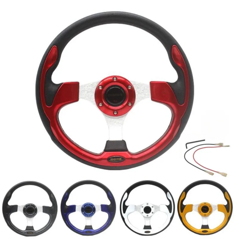 

Car modification, quick-release PU steering wheel 320MM racing competition steering wheel