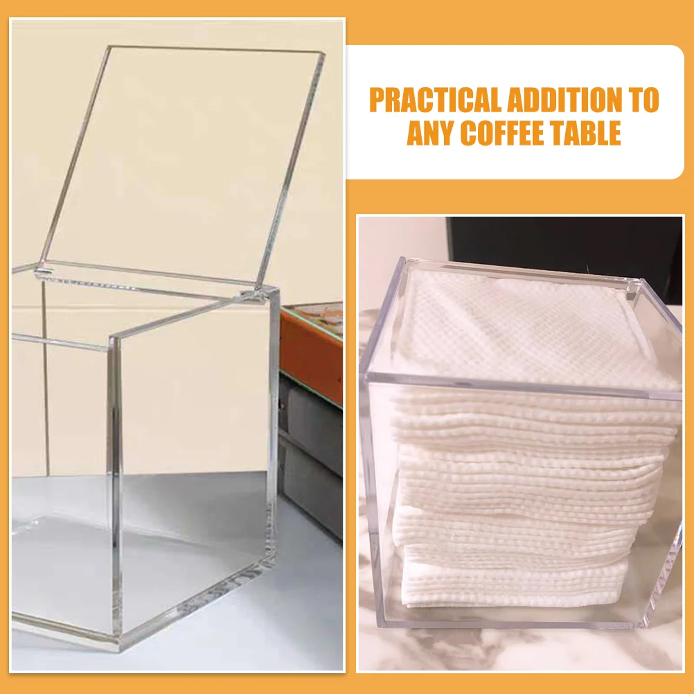 Sugar Bag Storage Box Coffee Bags Espresso Pod Holder Container Acrylic Clear Tea Organizer