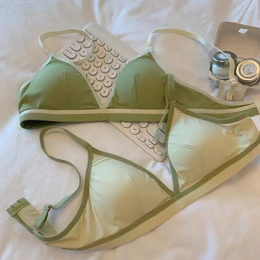 حمالة صدر ناعمة على الطراز الأمريكي للنساء صيفية كاجوال سوداء بدون أثر ملابس داخلية مريحة ناعمة بدون خياطة