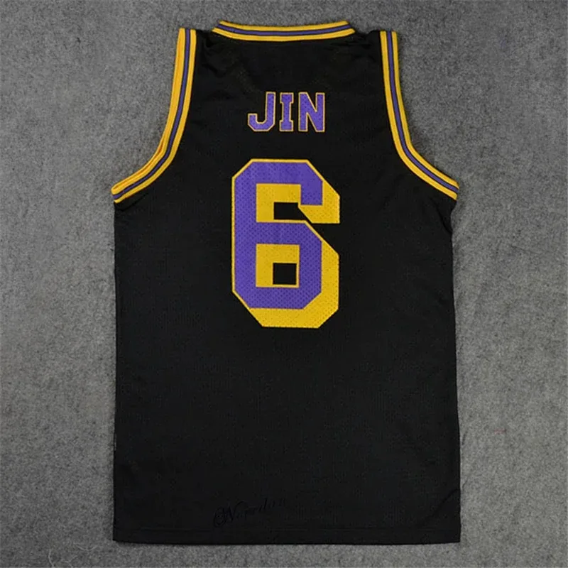 Anime The Girl From The Shore # 6 Jin Soichiro. # 4 Maki Shinichi Cosplay Basketball Jersey Tops T Shirts Sports Wear Team Unifo