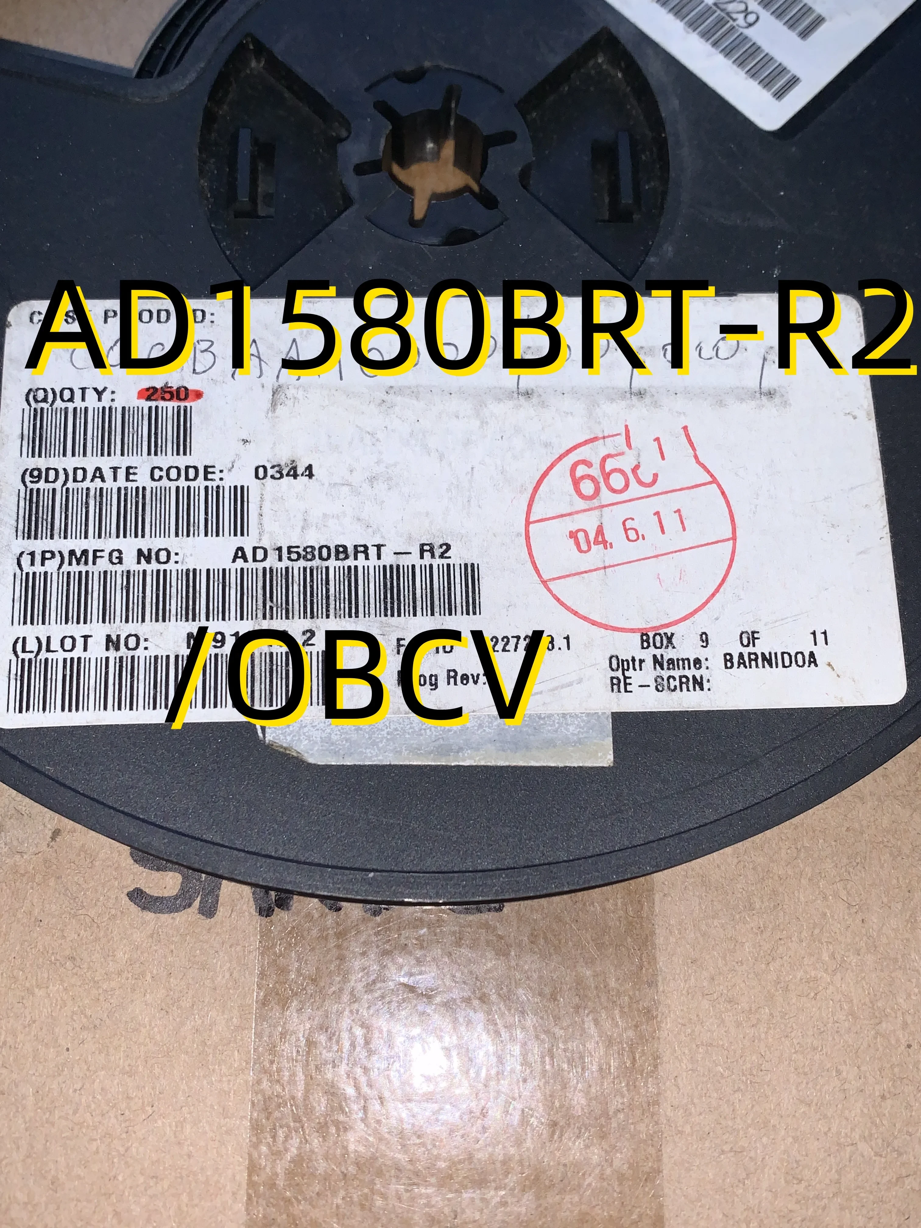 

10шт AD1580BRT-R2 /OBCV