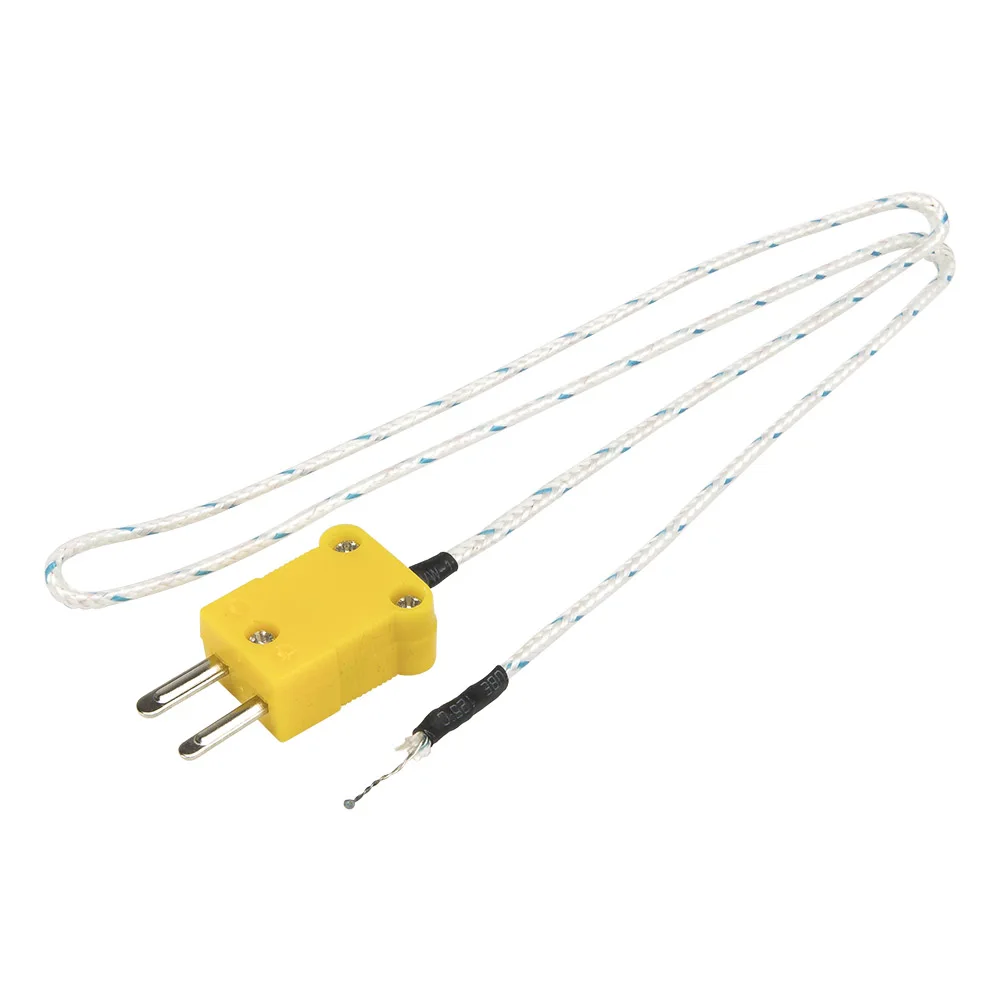 TP-01 K type 0.5m cable wire head plug connection thermocouple temperature sensor for TM-902C TES-1310