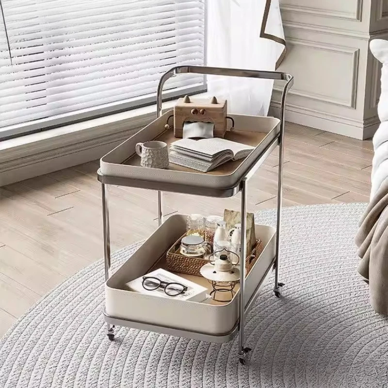 

Журнальный столик из нержавеющей стали, многофункциональный, в стиле ретро, простой, модный, для гостиной, Meja Teh YS40CC