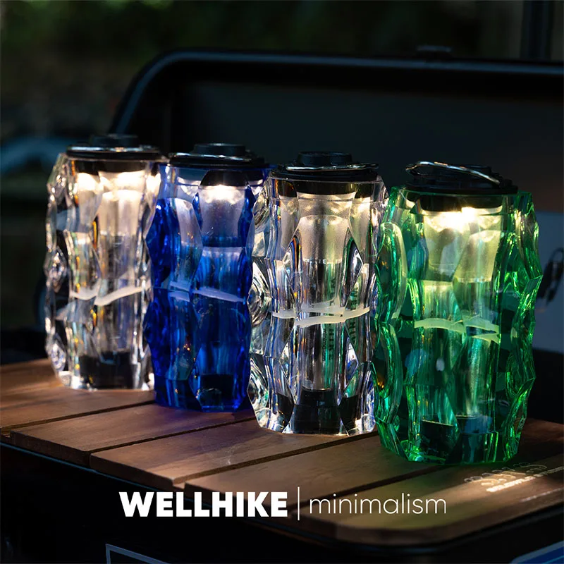 WELLHIKE Camping Linglong Lampshade Fit Goalzero Universal Accessory Gear Ambiance High Transparency Lamp Crystal Lampshade