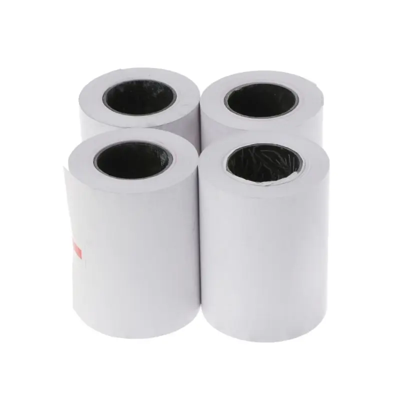 4Pcs กระดาษความร้อน57X50Mm ความร้อนกระดาษ POS เงินสดใบเสร็จรับเงินม้วน Drop Shipping