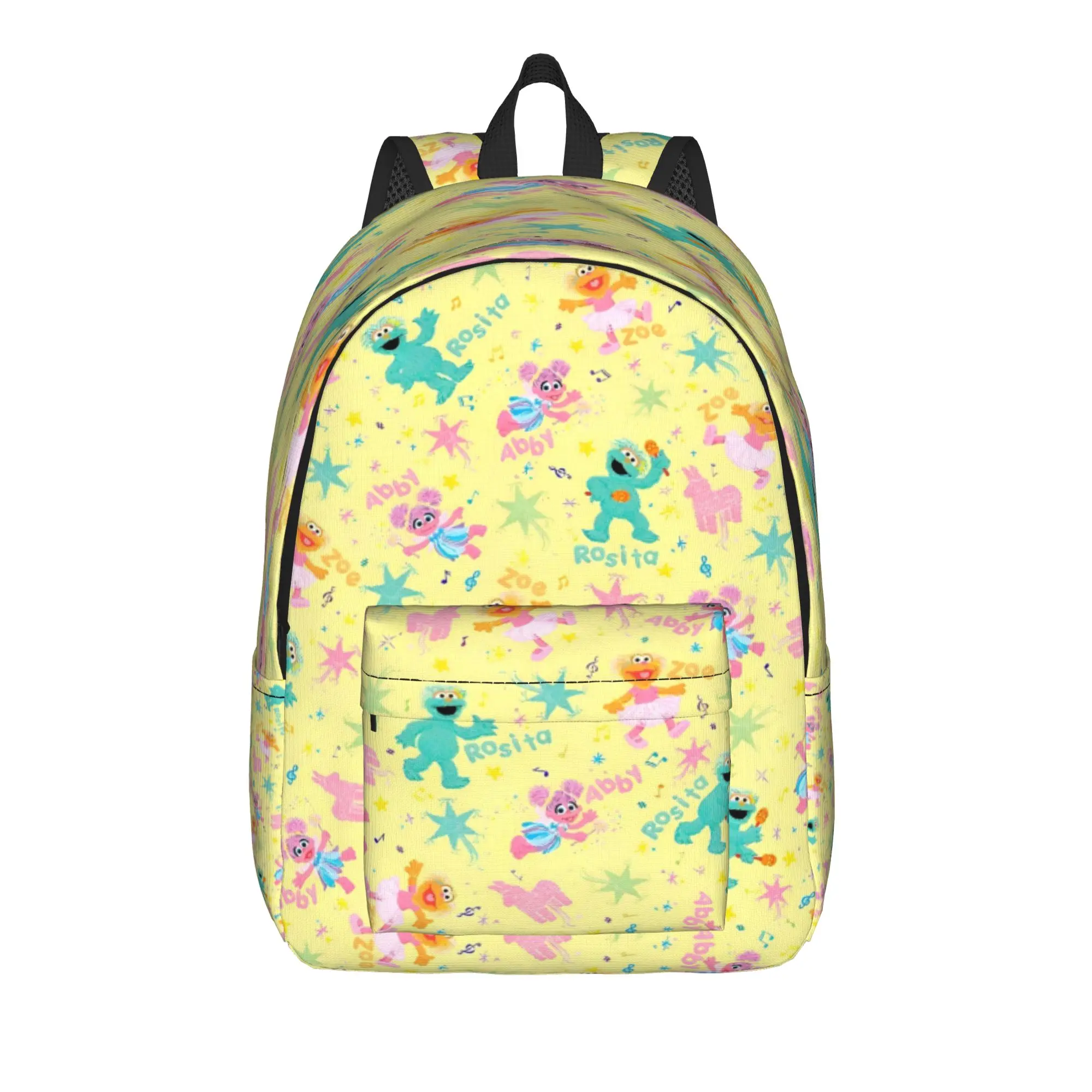 Sesames Streets Backpack  Casual Backpacks Youth University Large School Bags High Quality Rucksack