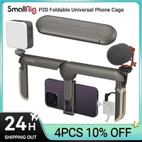 SmallRig P20 Foldable Universal Phone Cage, Smartphone Video Rig Case Stabilizer Tripod Mount for iPhone and Other Android Phone