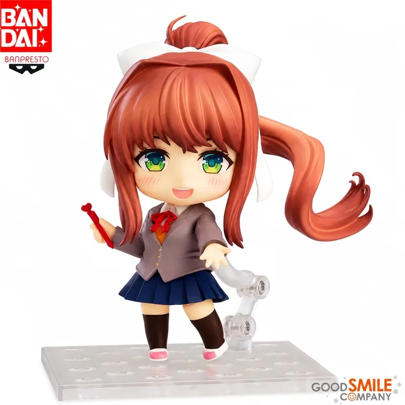

In Stock Bandai Original Banpresto Gsc Ddlc Monika Action Figure Model Doll Brand New Boxed Anime Characters Toys Model Garage