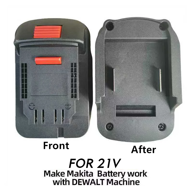 Adapter Converter for Makita 18V Li-ion battery to Dewalt/Milwaukee/Lidl Parkside X20V Li-ion tools adapter power tool accessor image 3