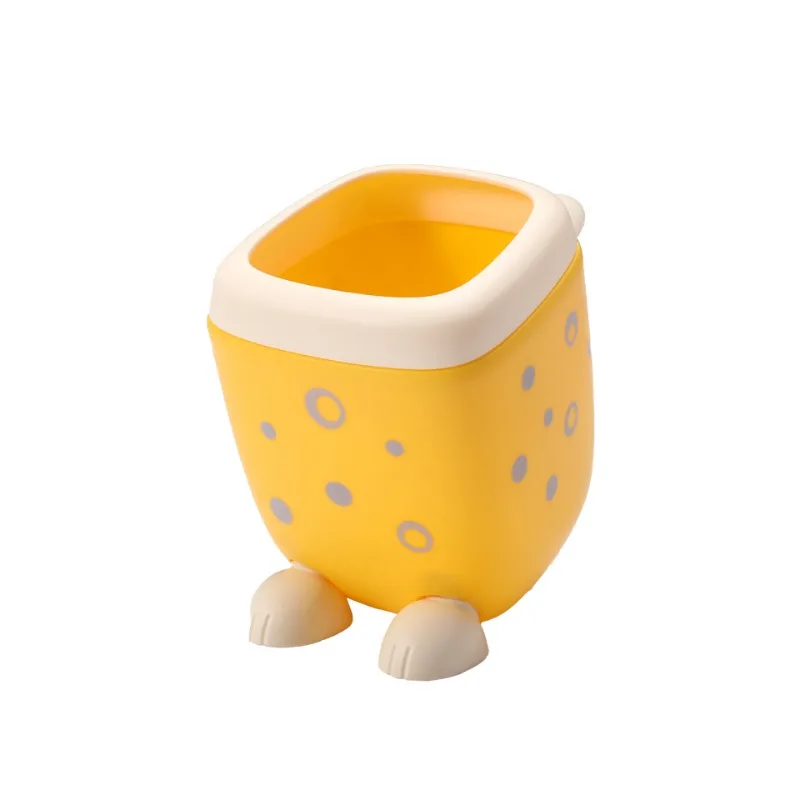 الإبداعية الكرتون ليوبارد حامل قلم متعدد الوظائف منظم سطح المكتب لطيف سعة كبيرة منظم قرطاسية حامل قلم