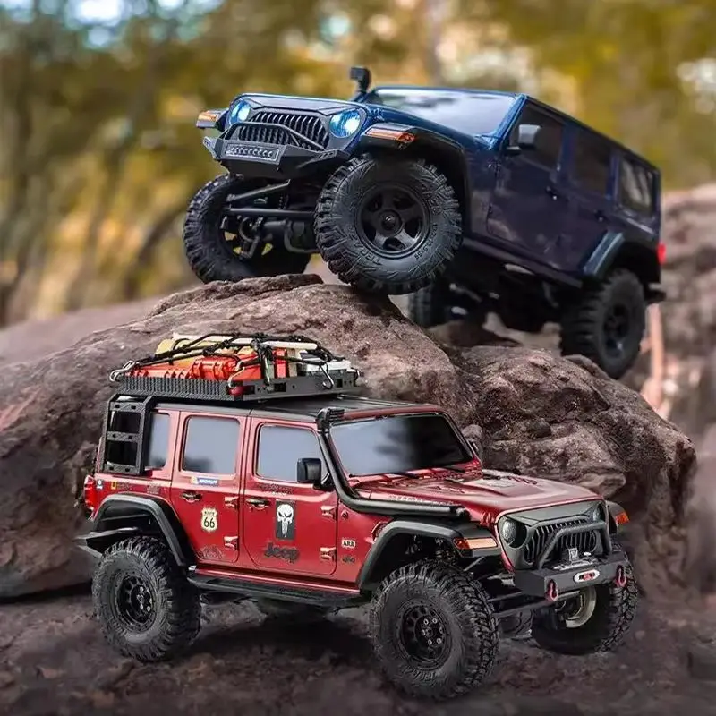 Fmseazyrc 1:18 التحكم عن بعد Rc الدفع الرباعي تسلق عبر البلاد محاكاة نموذج سيارة نموذج كهربائي جمع هدية