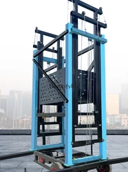 Full Electric Scaffolding Electric Lift without Plug-in Mobile Safety Lift Platform