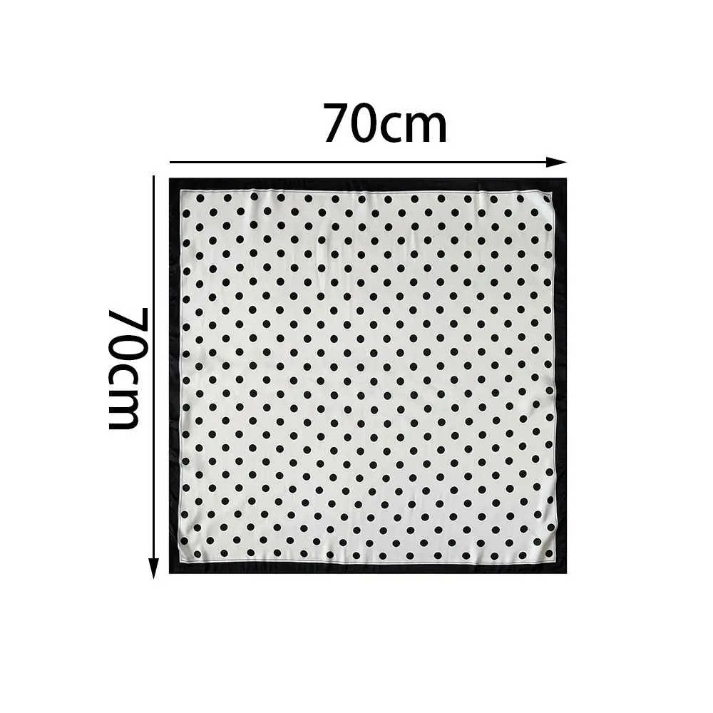 Gifts 70X70CM Women's Printed Square Scarf Shawls Scarves Multifunctional Imitation Silk Scarfs Wrap Satin High Quality Headband