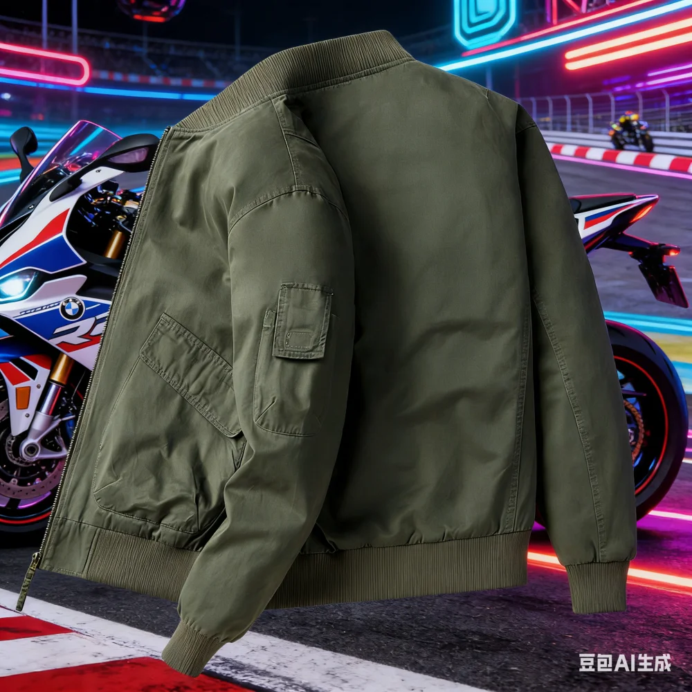 

2026 Men's Spring-Autumn New Style Pure Cotton Jacket - Men's Casual Loose Regular Style Coat - Versatile Men's Clothing Shirt