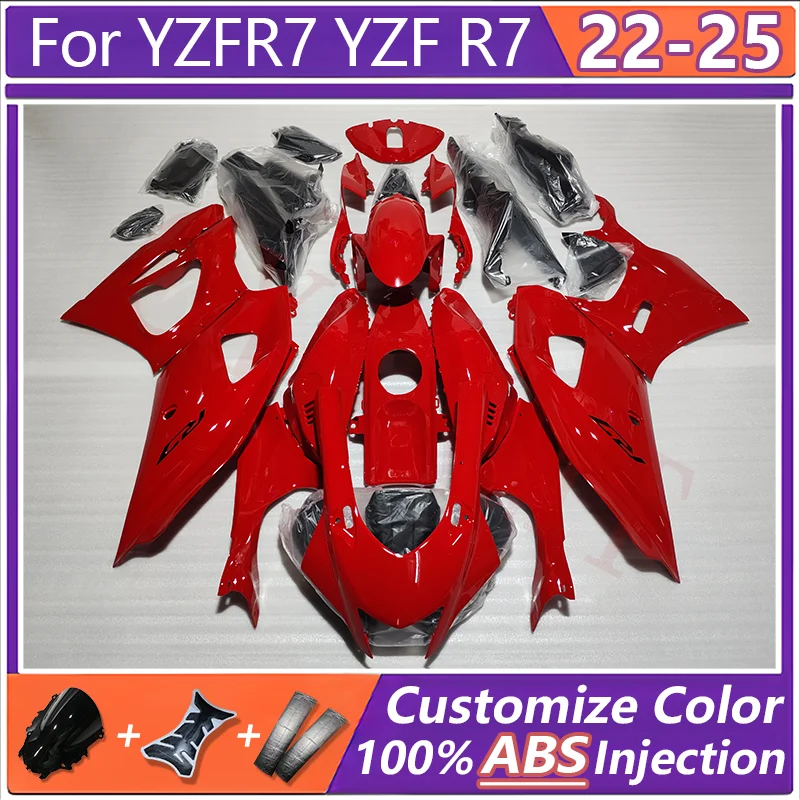 

Motorcycle Fairing for YAMAHA YZFR7 YZF R7 2022 2023 2024 2025 Fairings Panel Kits YZF-R7 22 23 24 25 Glossy Red Bodyframe Shell
