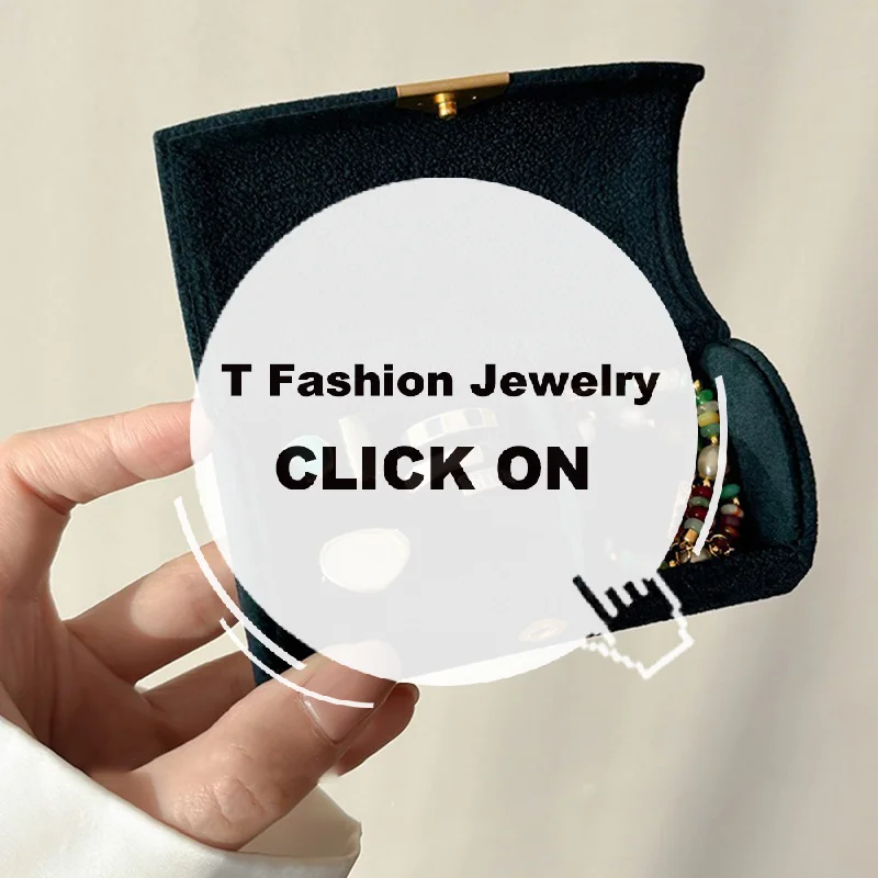 صندوق تخزين مجوهرات صغير محمول رائع لرحلات العمل النسائية صندوق مجوهرات خاتم مخملي فاخر مضاد للأكسدة