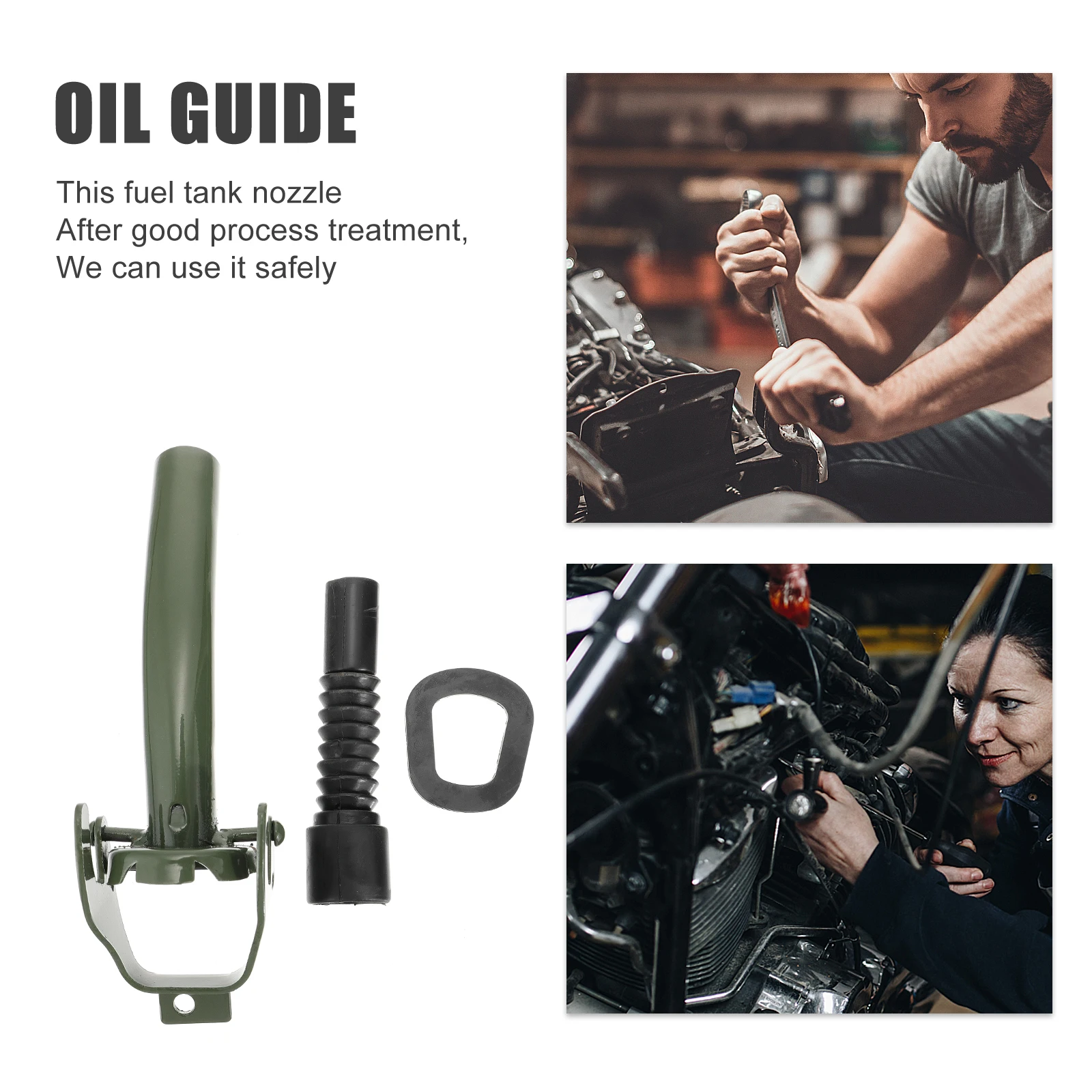 

Attachment Replacement For Gas Tank Diesel Spill-Proof Design Easy Installation Accessories Fuel Nozzle Spout For Fuel Can Gas