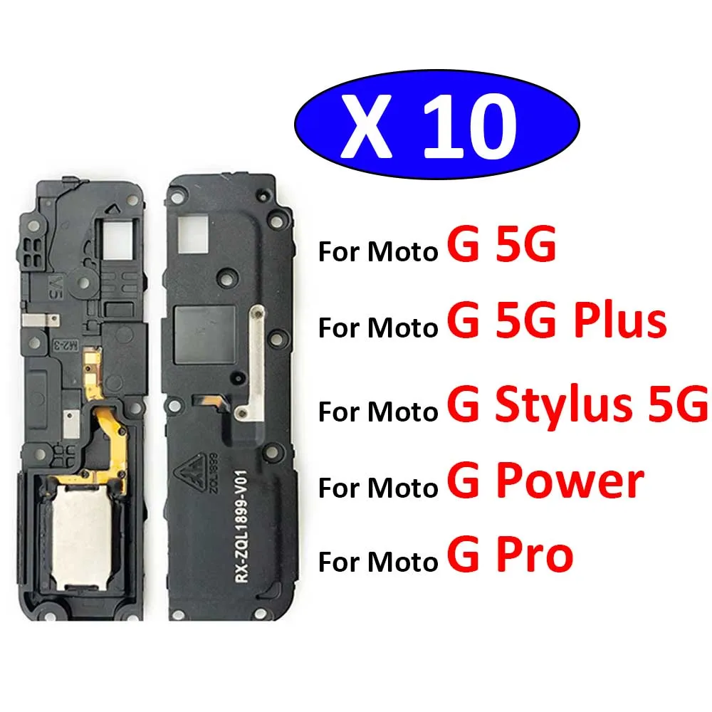 10Pcs Loud Speaker Loudspeaker For Motorola Moto G Stylus 5G / G Power 2021 2022 / G Pro / G 5G Plus Ringer Buzzer Flex Cable