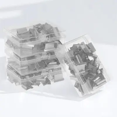 

200 шт. многоразовых скрепок Clam Premium Iron для ежедневного использования, износостойкие, для организации документов в офисе и школе