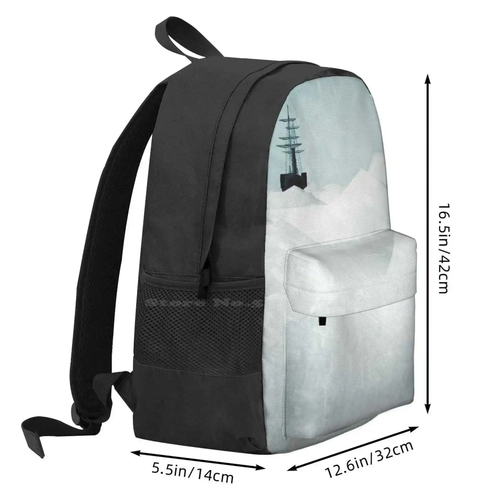 The Endurance Hot Sale Schoolbag Backpack Fashion Bags Endeavour Shackleton South Pole Ship Ice Antarctica image 3