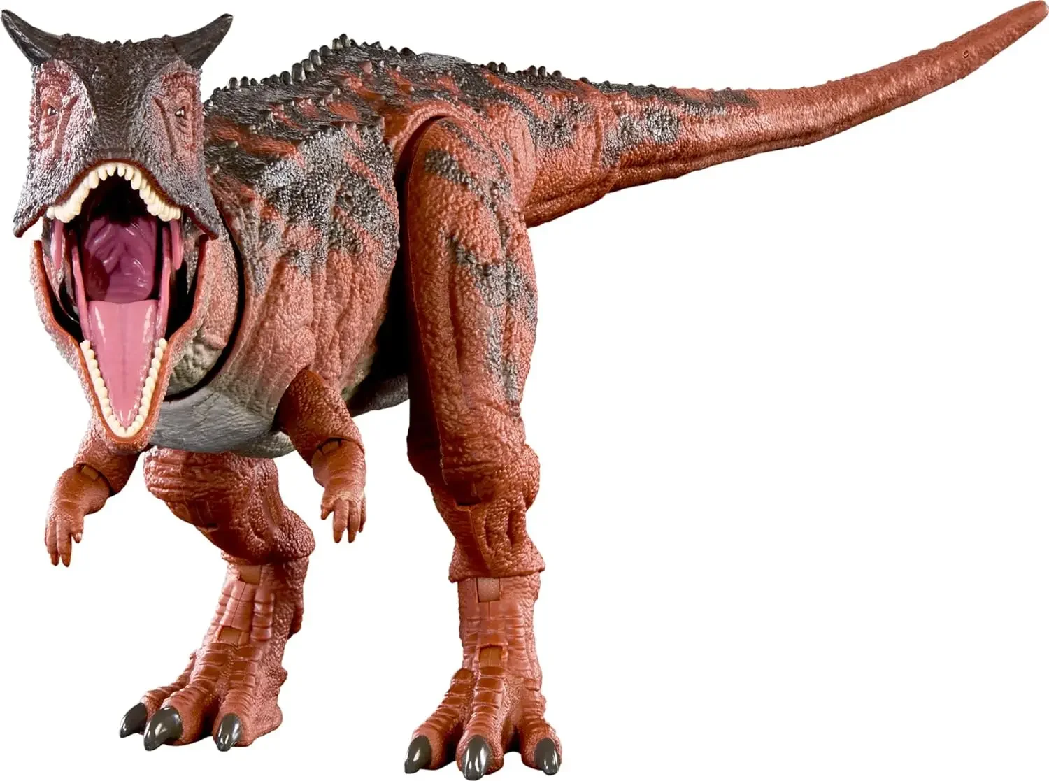 Oryginalna kolekcja Mattel Jurassic World Hammond Kingdom Carnotaurus Dinosaurs Modele akcji Zabawki dla chłopców Przegubowa figurka