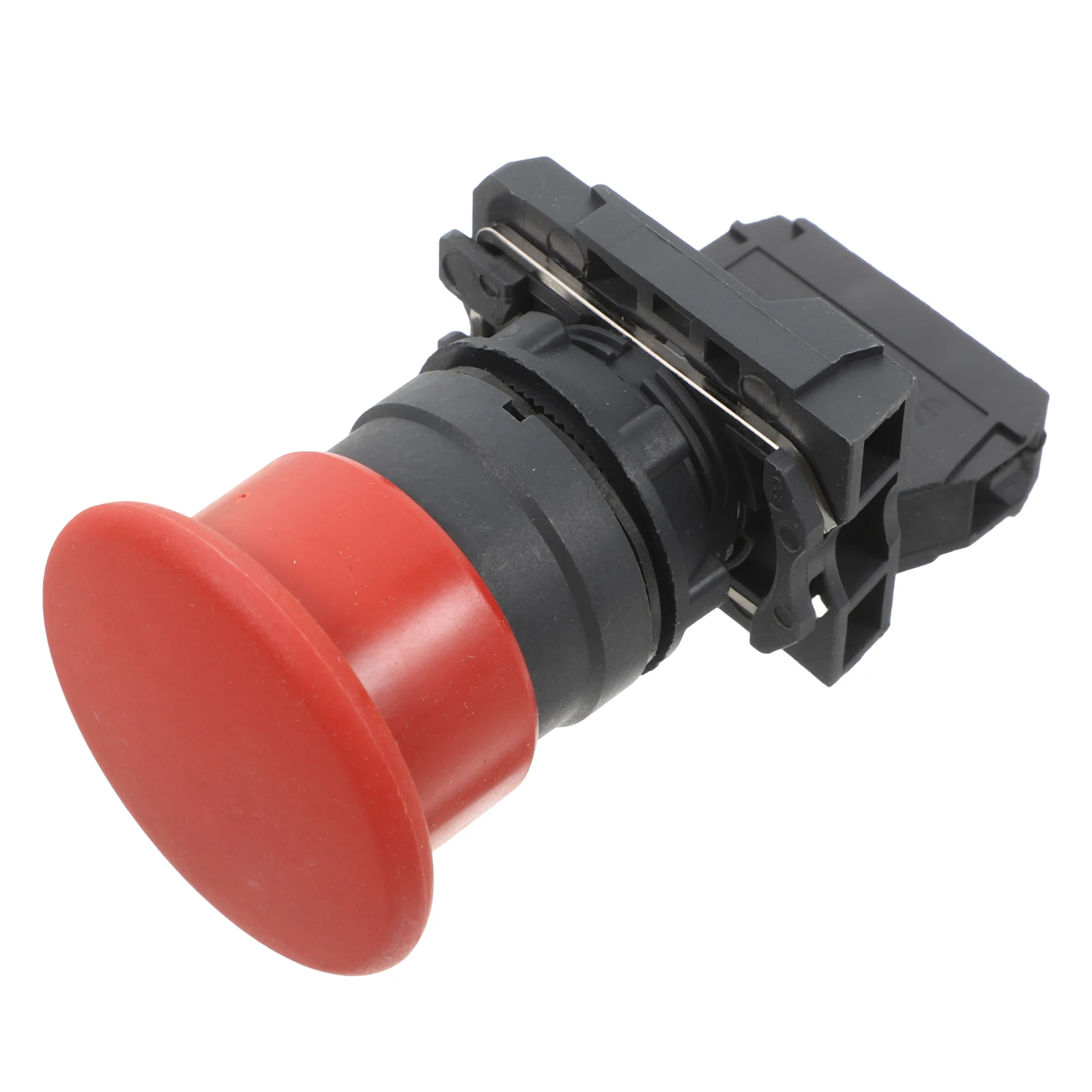 

Emergency Stop Switch Mushroom Push Plastic Metal Long Push Button Switch Life Easy Installation Safety Tool