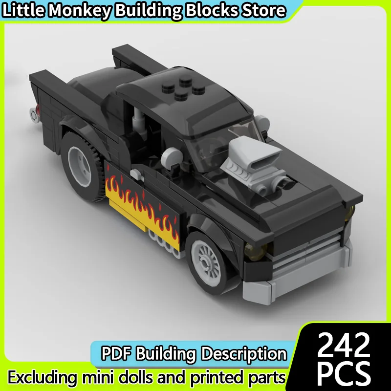 

Speed Racing Car Model MOC Building Bricks Modified Racing Car Modular Technology Children Holiday Gifts Assemble Toys Suit